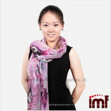 Foulard Pashima Fantaisie Impression Modal Violet de Nouveau Design